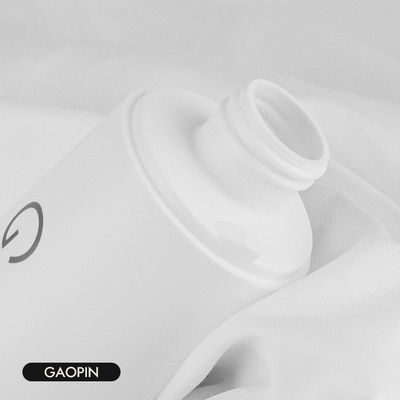 Бутылка выжимкы шампуня HDPE пластиковая пустая с поверхностью крышки 250ml белой черной замороженной Matt диска