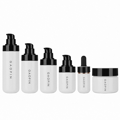 набора skincare 50ml 80ml 100ml 120ml контейнеры опарника сливк косметик роскошного упаковывая