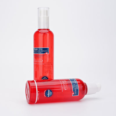 бутылка лосьона брызг красная PETG насоса заботы кожи стороны 60ml 125ml 150ml пластиковая пластиковая