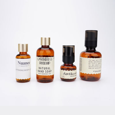 Косметические пластиковые бутылки янтарное Skincare упаковывая 40ml 50ml 100ml 150ml 200ml 500ml