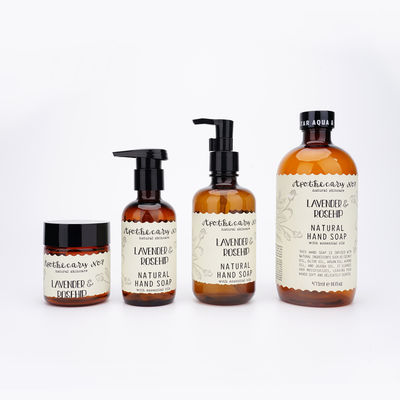 Косметические пластиковые бутылки янтарное Skincare упаковывая 40ml 50ml 100ml 150ml 200ml 500ml