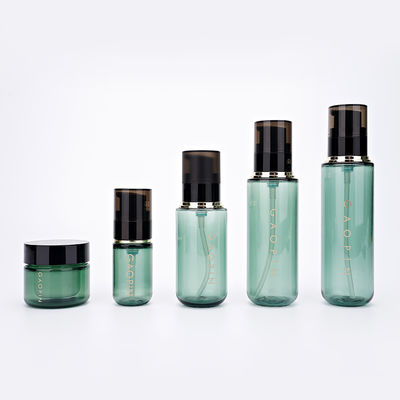 бутылки Skincare опарника насоса и сливк 30g черноты 30ml 90ml 110ml 130ml косметические пластиковые