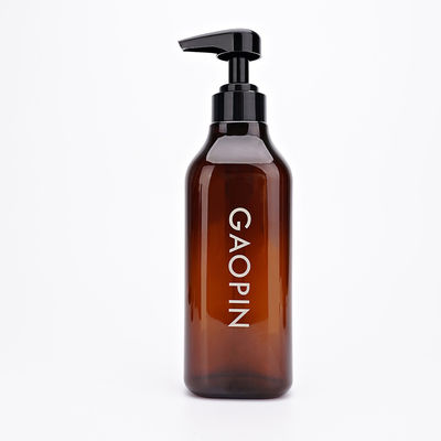 Бутылки 300ml 600ml 1000ml шампуня и проводника янтарного квадрата 500ml пустые