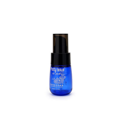 Recyclable пустой пластиковый цвет бутылки 30ml 120ml насоса Skincare голубой