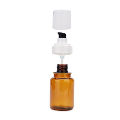 Насос OEM PETG янтарный пластиковый разливает 40ml по бутылкам 60ml 100ml 130ml