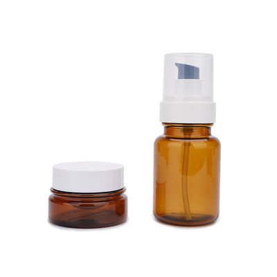 Насос OEM PETG янтарный пластиковый разливает 40ml по бутылкам 60ml 100ml 130ml