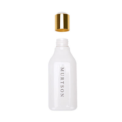 Бутылка 200ml 300ml завинчивой пробки SGS белая пластиковая для шампуня
