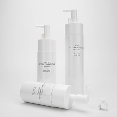 Белая бутылка 100ml 150ml 200ml 29.4g лосьона пластмассы молока тела