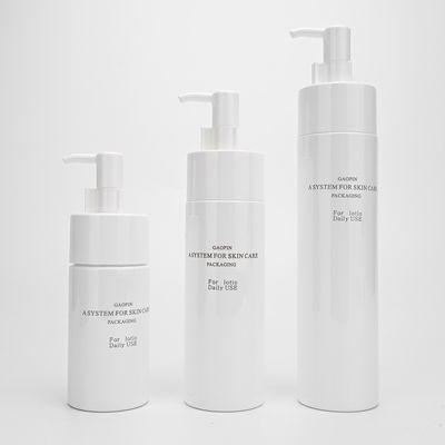 Белая бутылка 100ml 150ml 200ml 29.4g лосьона пластмассы молока тела