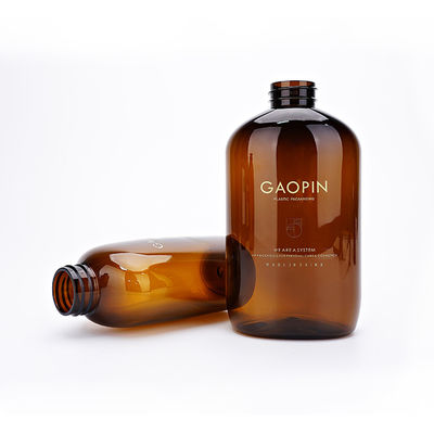 Янтарные бутылки шампуня геля ливня бутылки 340ml 520ml ЛЮБИМЦА упаковывая пластиковые
