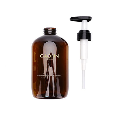 Янтарные бутылки шампуня геля ливня бутылки 340ml 520ml ЛЮБИМЦА упаковывая пластиковые