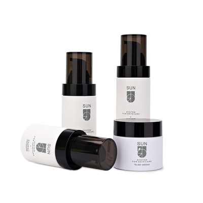 бутылки лосьона 30ml 50ml пластиковые с безвкусным насоса бесцветное