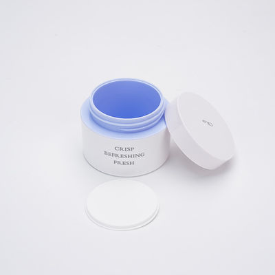 Белая бутылка Skincare лосьона PETG пластиковая упаковывая опарникы 15g 20g косметические