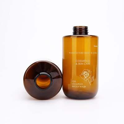 Янтарные пластиковые бутылки 300ml 400ml 500ml 600ml шампуня и проводника