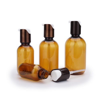 бутылки лосьона 30ml 60ml 130ml печатание экрана цвета пластиковой янтарное