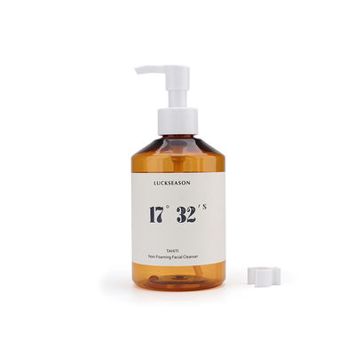 Круглый пластиковый шампунь разливает 280ml по бутылкам для аттестации жидкости стирки QS руки