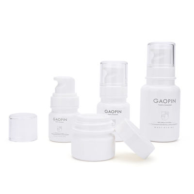 Бутылки лосьона Skincare опарник 15ml 40ml сливк стороны пластиковой косметический упаковывая