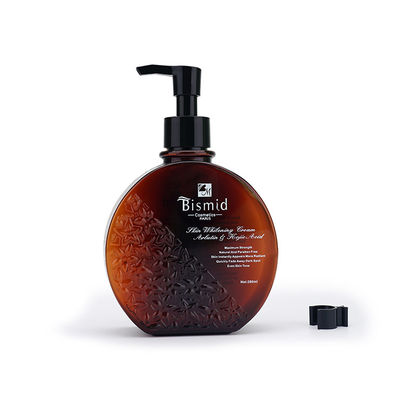 насос 250ml Брауна PETG янтарный разливает по бутылкам для упаковки заботы кожи