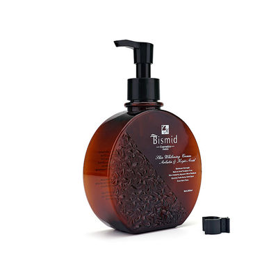 насос 250ml Брауна PETG янтарный разливает по бутылкам для упаковки заботы кожи