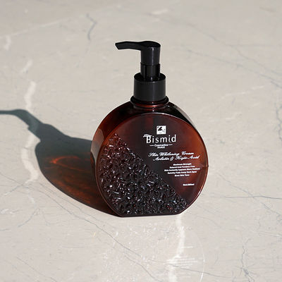 насос 250ml Брауна PETG янтарный разливает по бутылкам для упаковки заботы кожи