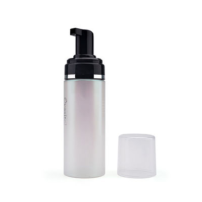 Насос пластиковой пены SGS 150ml разливает Semi прозрачную лицевую бутылку по бутылкам Cleanser пены с крышкой