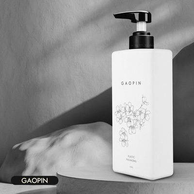 HDPE цвета 60ml 300ml 350ml 750ml бутылки лосьона шампуня насоса белого изготовленного на заказ белого пластиковые