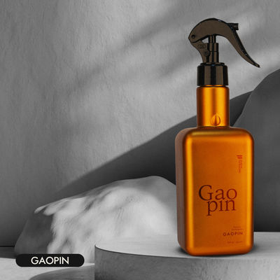 Бутылки брызг янтарного любимца 500ml пластиковые с печатанием экрана насоса пустым